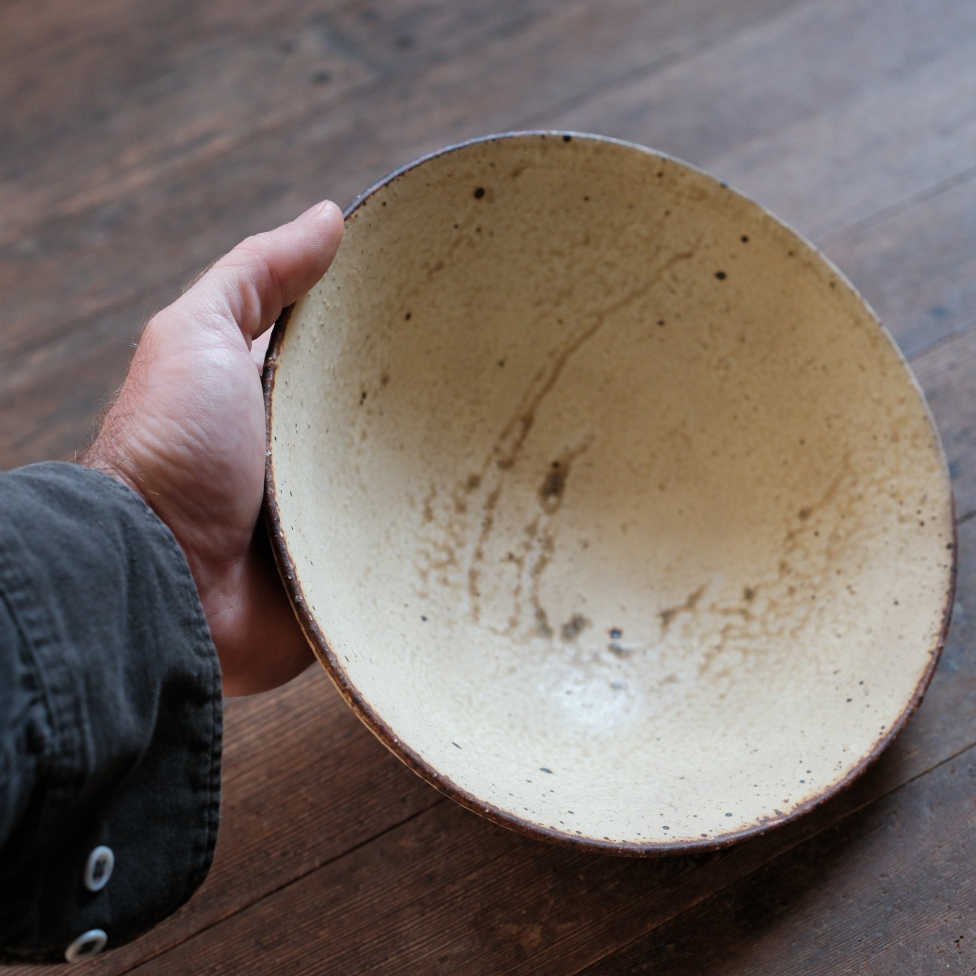 Serving Bowl, Yellow Ash