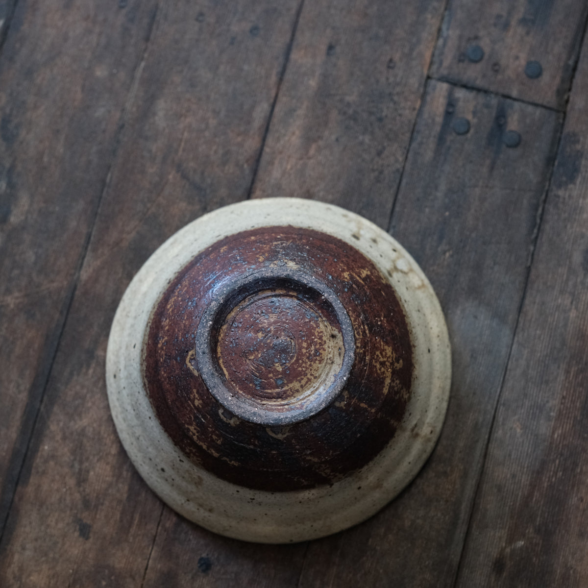 Small Serving Bowl, Ash, Half Dip