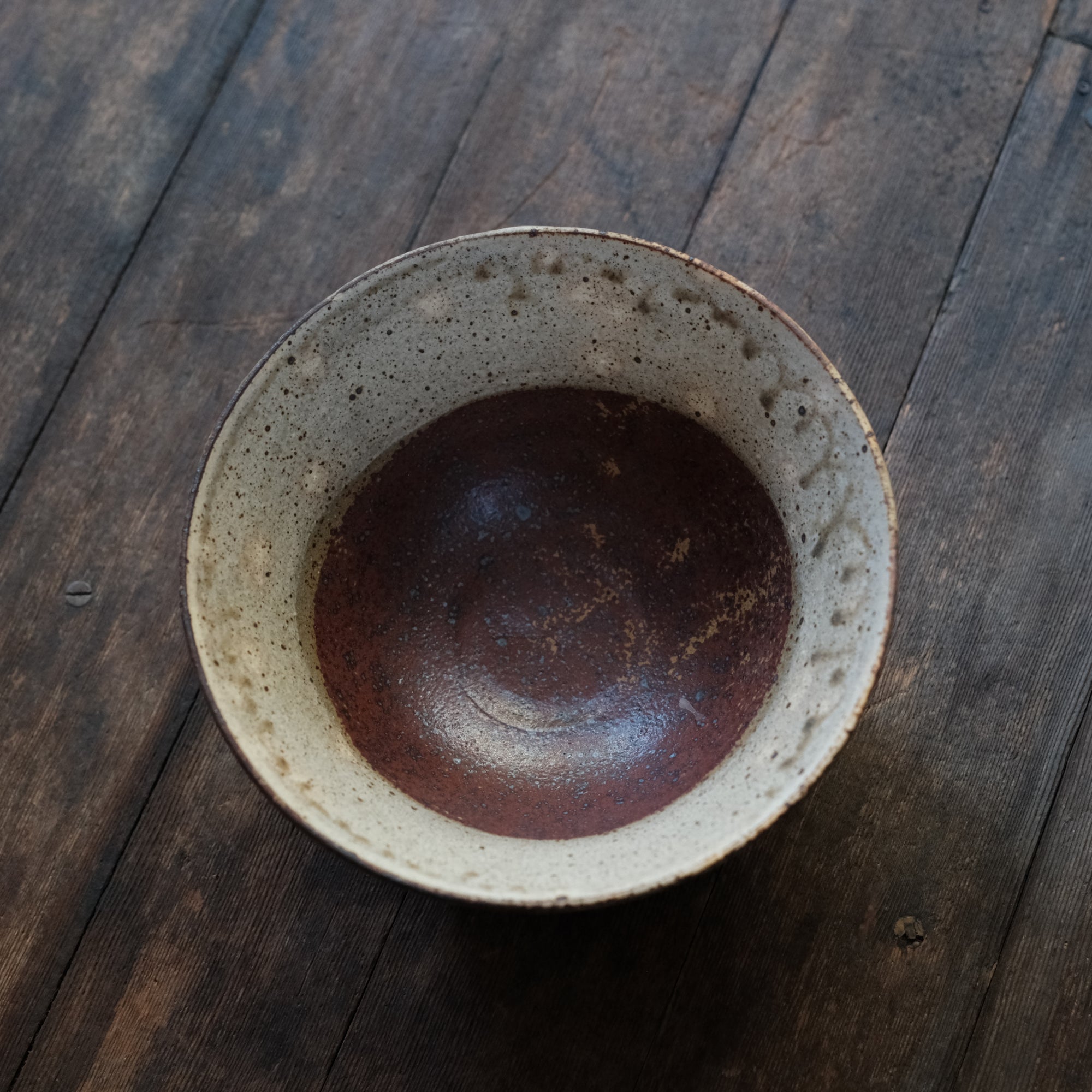 Small Serving Bowl, Ash, Half Dip