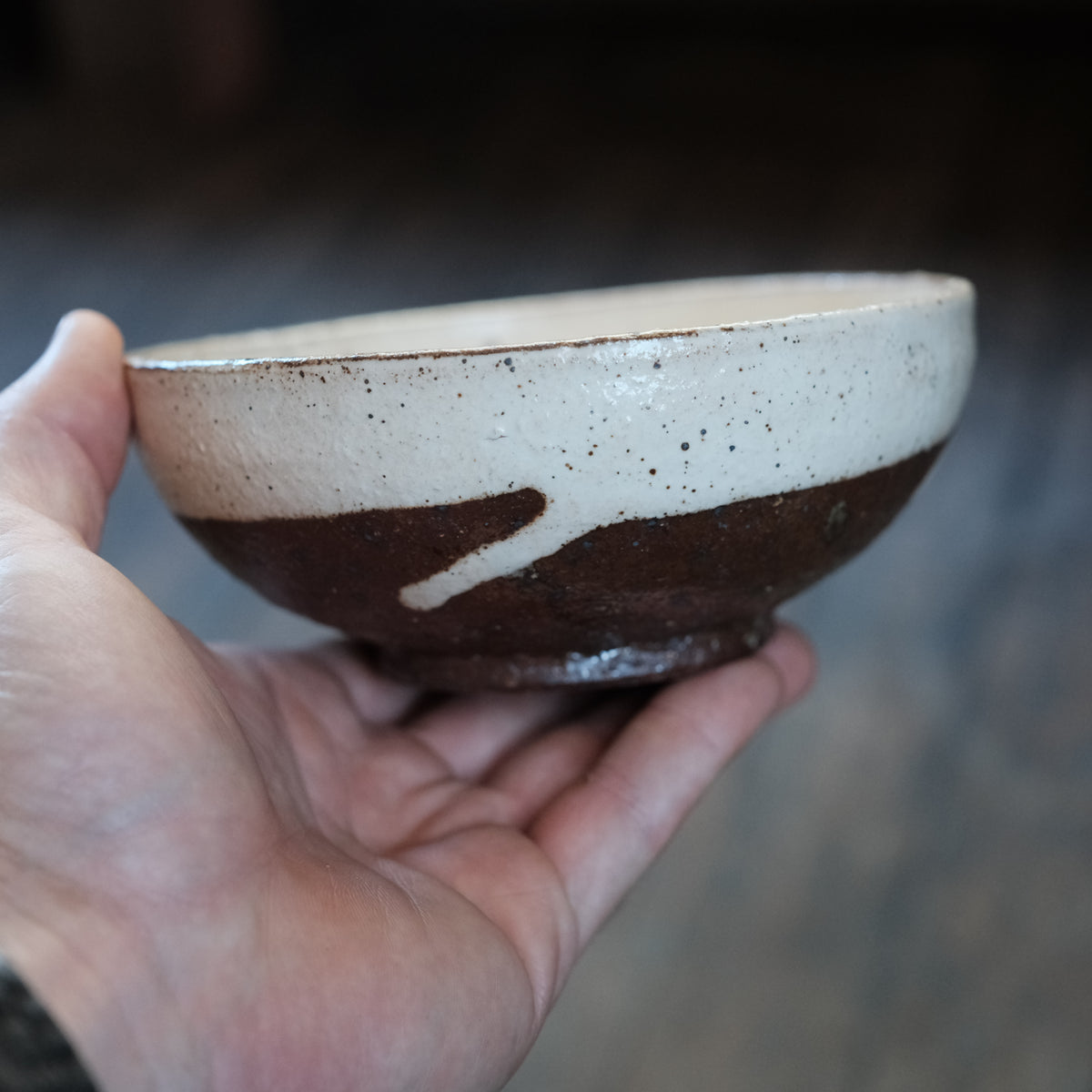 Small Serving Bowl, Ash