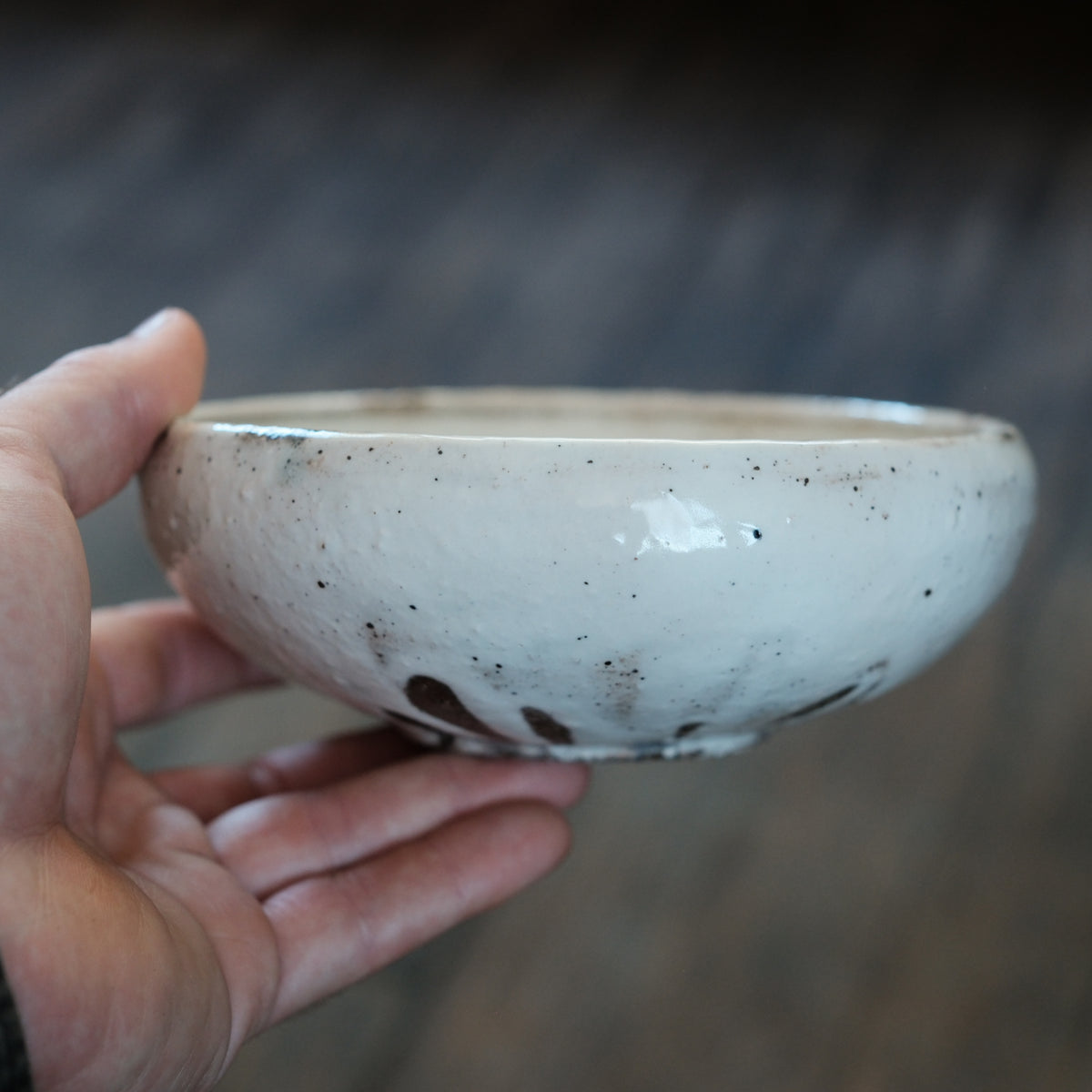 Small Serving Bowl, White