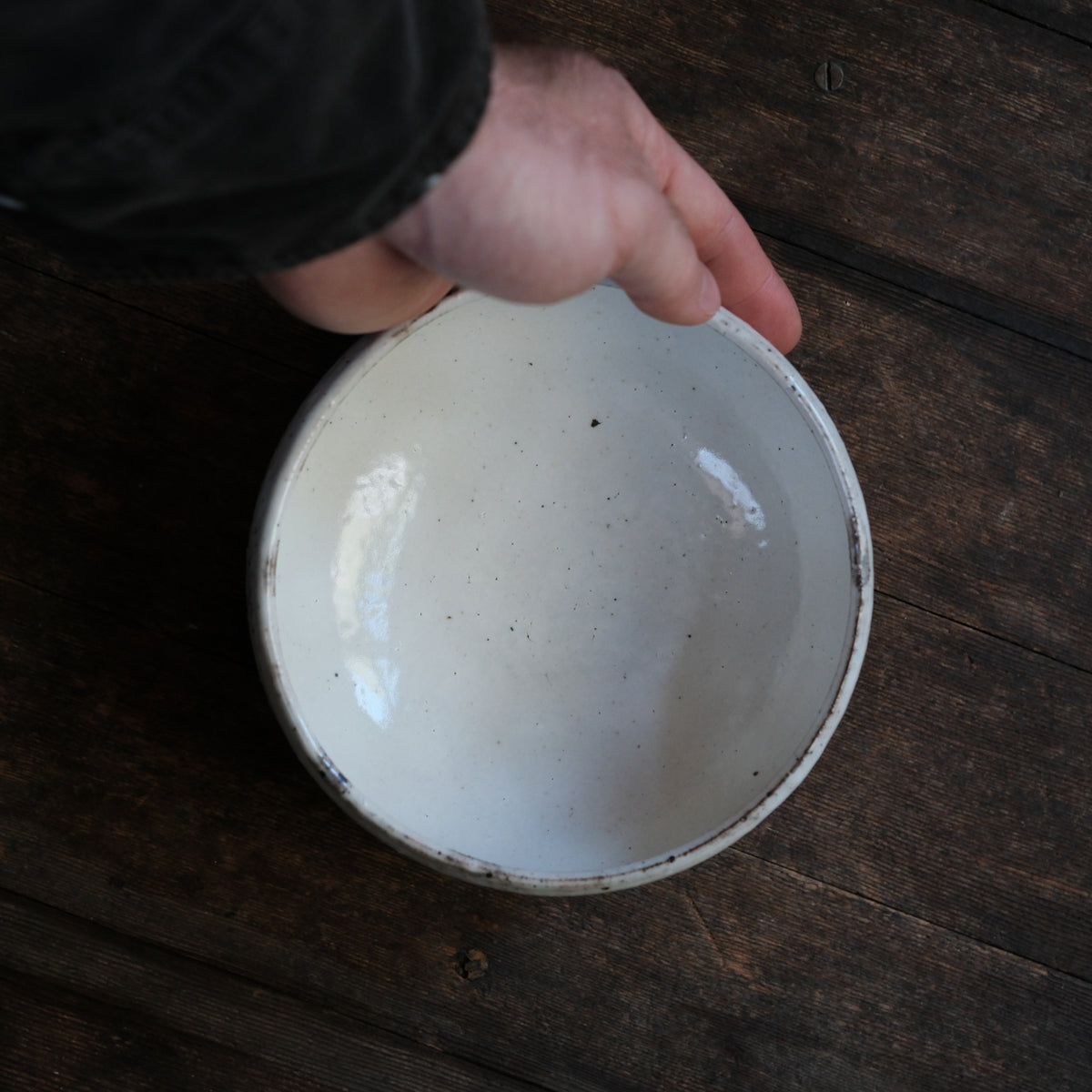 Small Serving Bowl, White