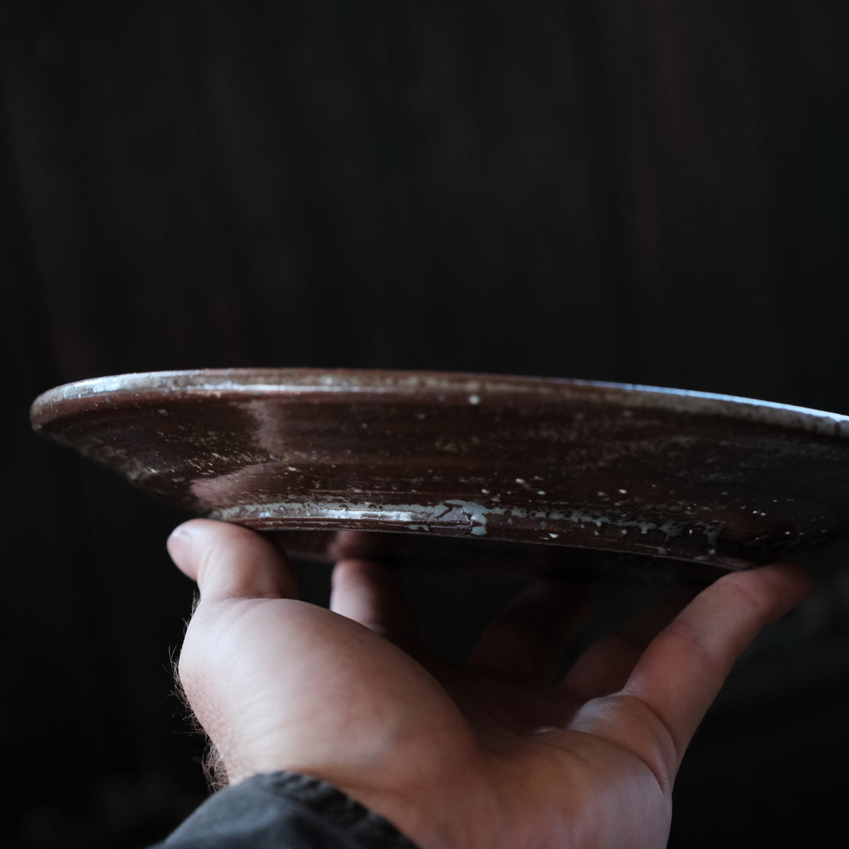 Single Rim Plate, White Ash