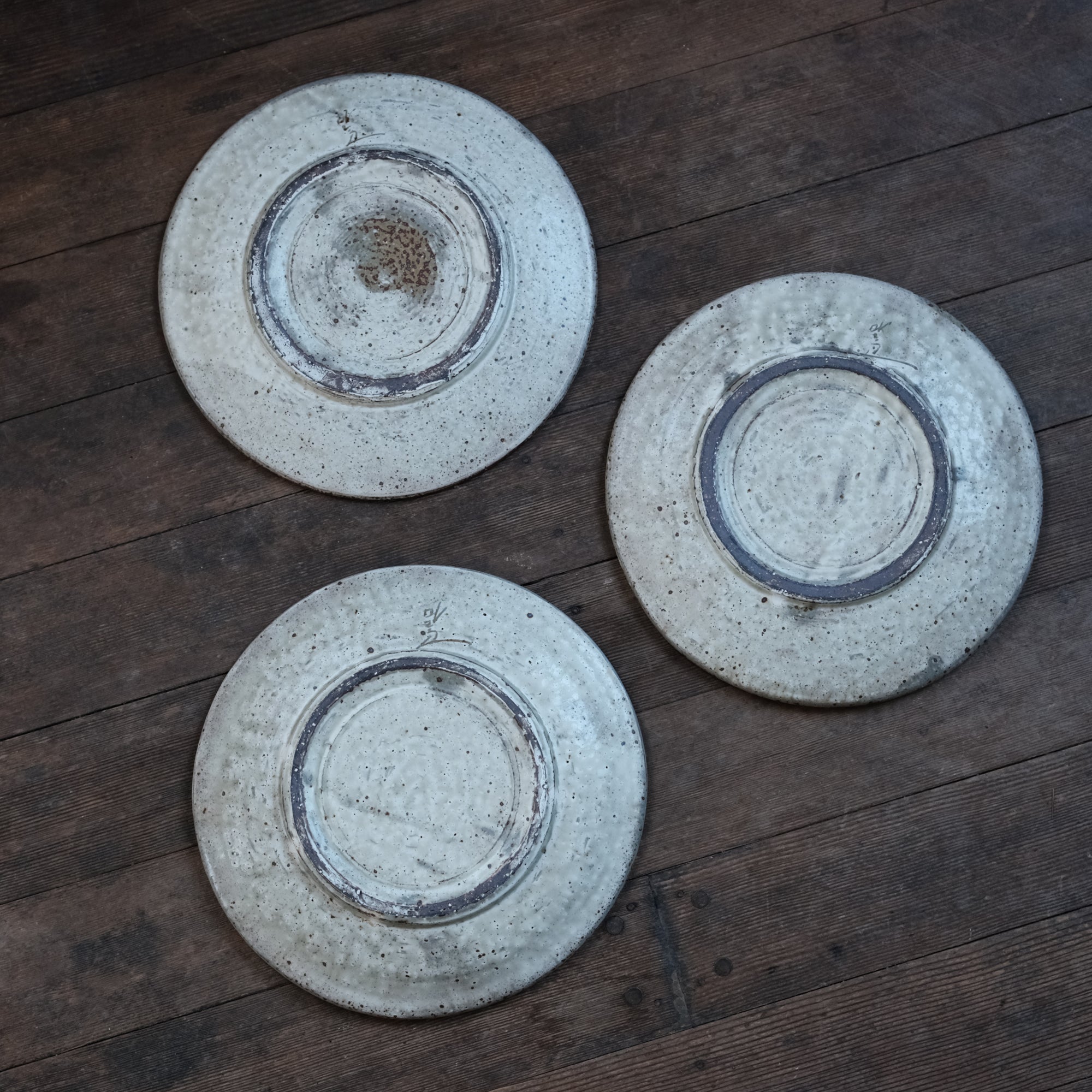 Plates, Ash, Set of Three