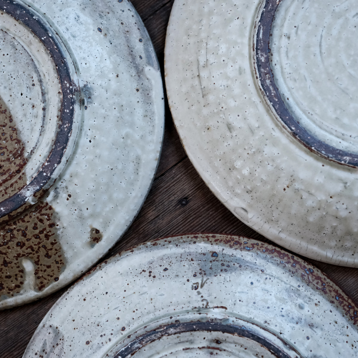Plates, Ash, Set of Three