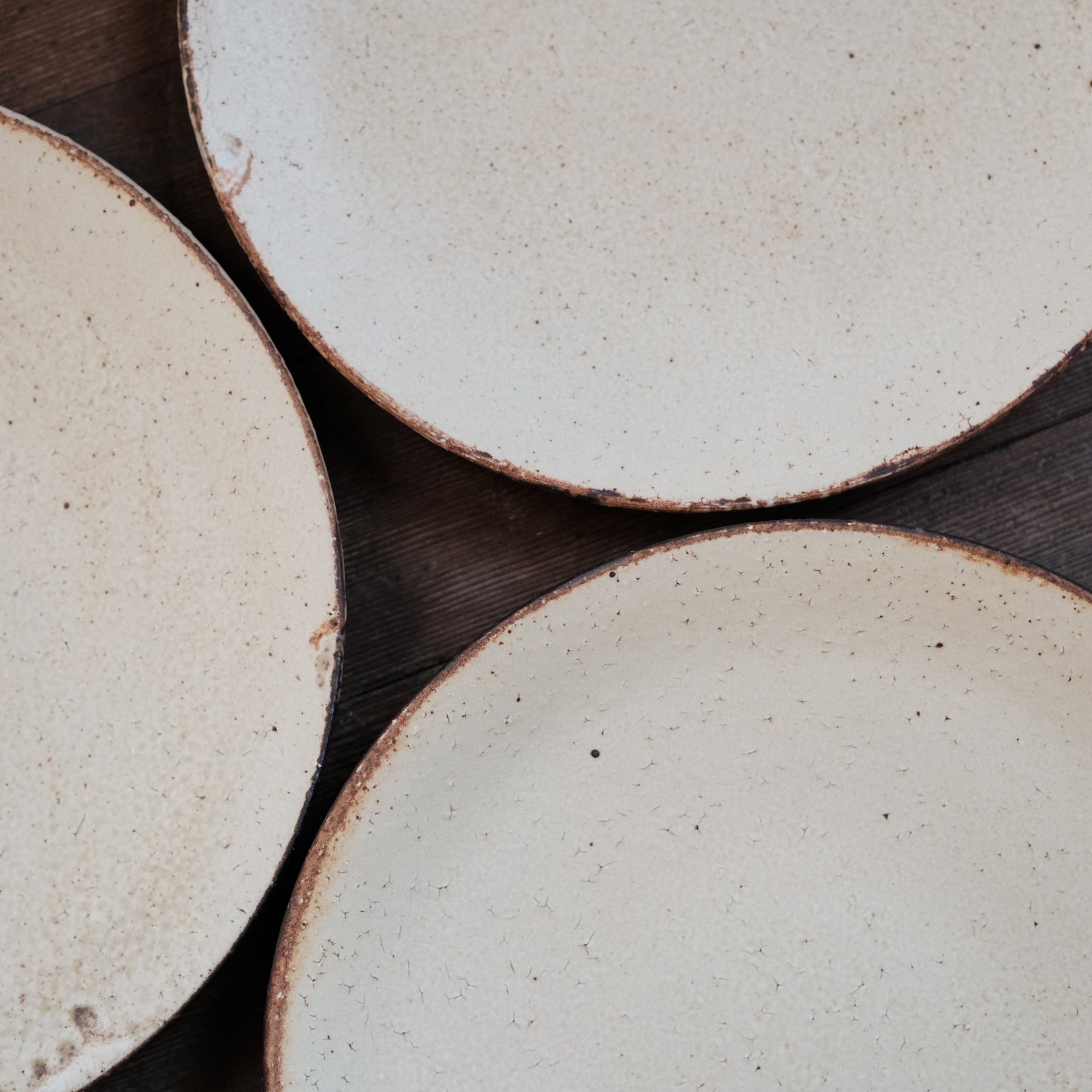 Plates, Yellow Ash, Set of Three