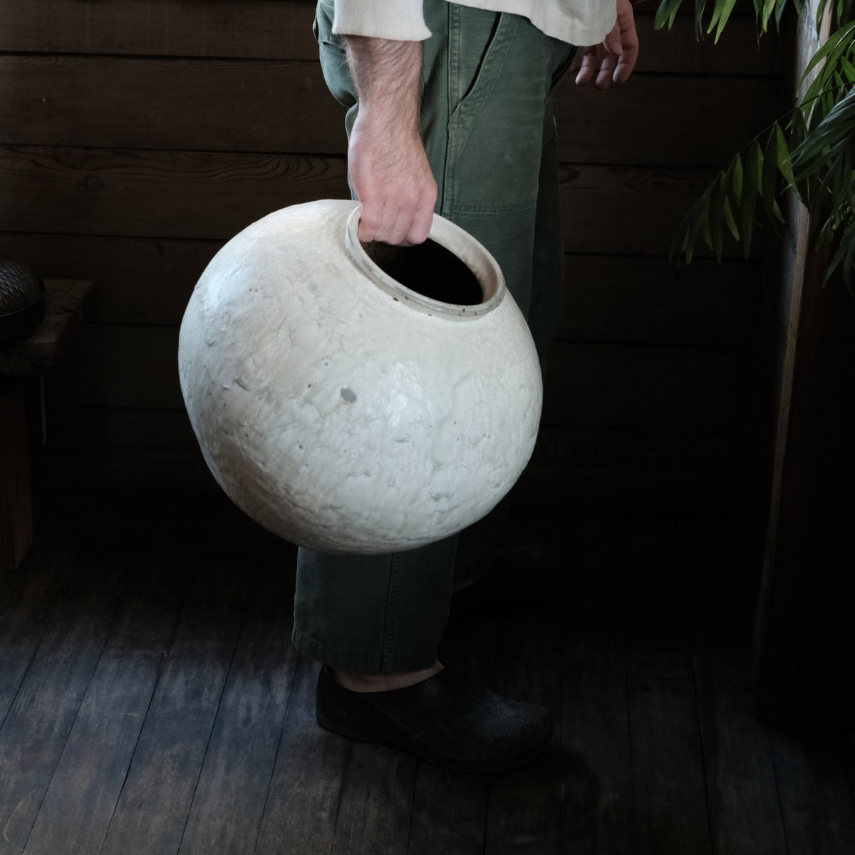 Buncheong Medium Moon Jar #111